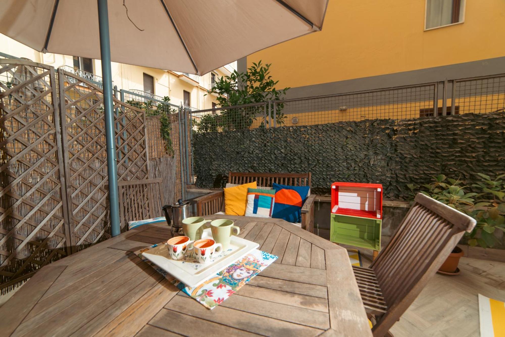 Portarotese Apartment With Terrace Salerno Exteriör bild